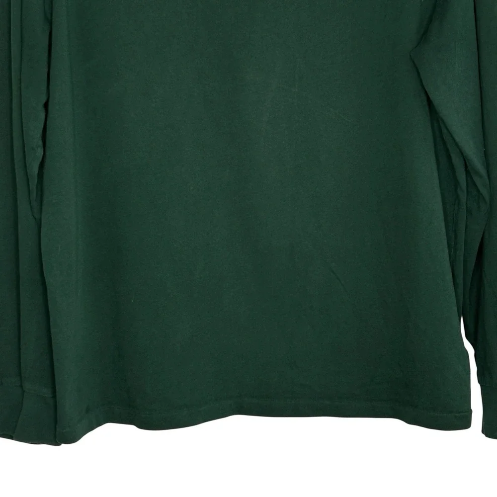 Polo Ralph Lauren Crewneck Long Sleeve T Shirt Large Pony Preppy Street Green‎